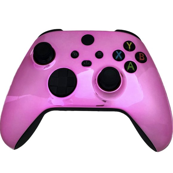 Custom Microsoft Xbox Series X / S Wireless Controller - Glossy Chrome Pink - Picture 1 of 8